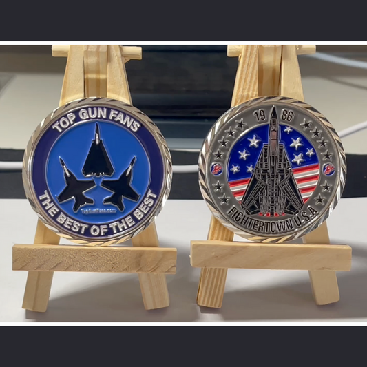 Born from True Passion: The Official Challenge Coin for Top Gun Fans