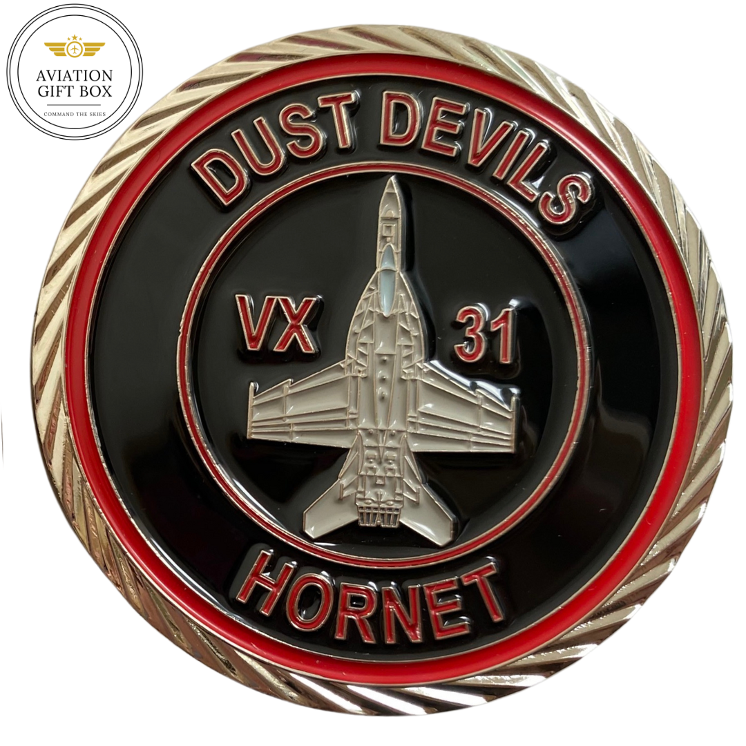 VX-31 "Dust Devils" Premium Numbered Coin - Limited Edition