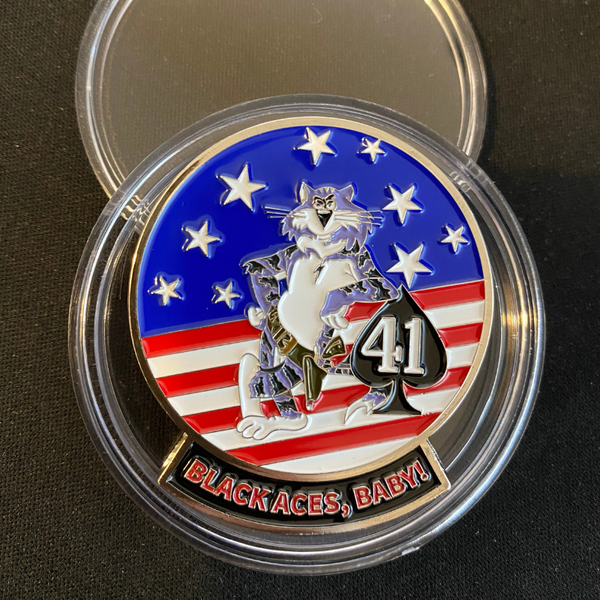 VF-41 Black Aces Challenge Coin - Limited Edition