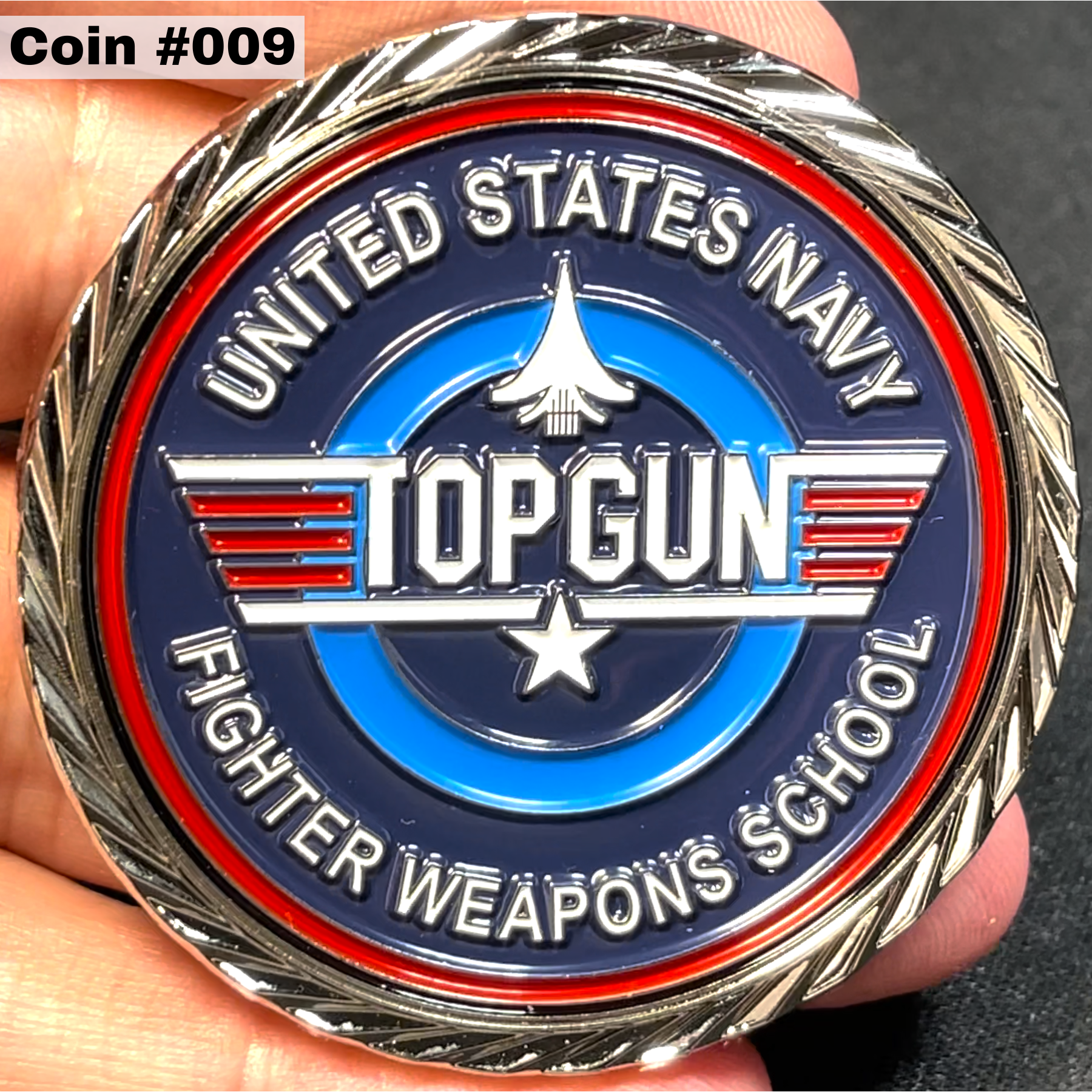 From Our Private Vault: Premium Numbered TOPGUN Challenge Coins Release