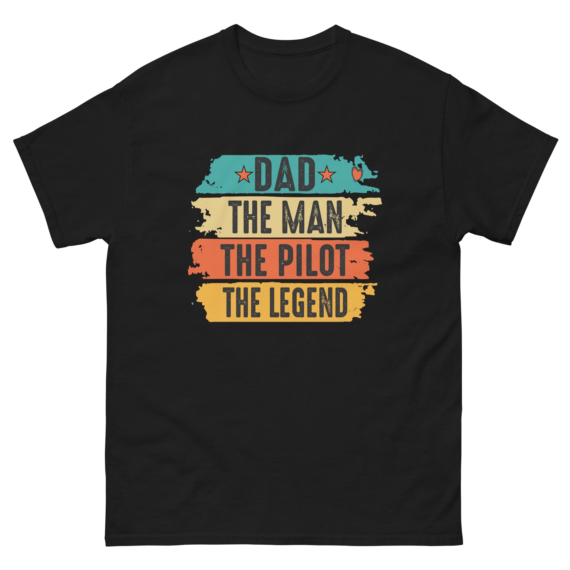 Dad The Pilot Legend - Funny Pilots T-shirt