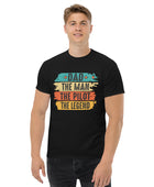 Dad The Pilot Legend - Funny Pilots T-shirt