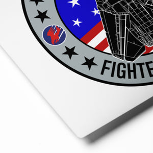 FIGHTERTOWN USA F-14 Tomcat Metal Print