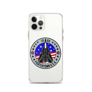 Top Gun Fans Mobile Phone Cases iPhone 12 Pro F-14 Tomcat Fightertown Clear iPhone Case