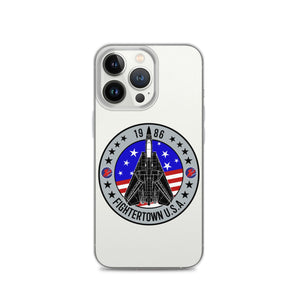 Top Gun Fans Mobile Phone Cases iPhone 13 Pro F-14 Tomcat Fightertown Clear iPhone Case