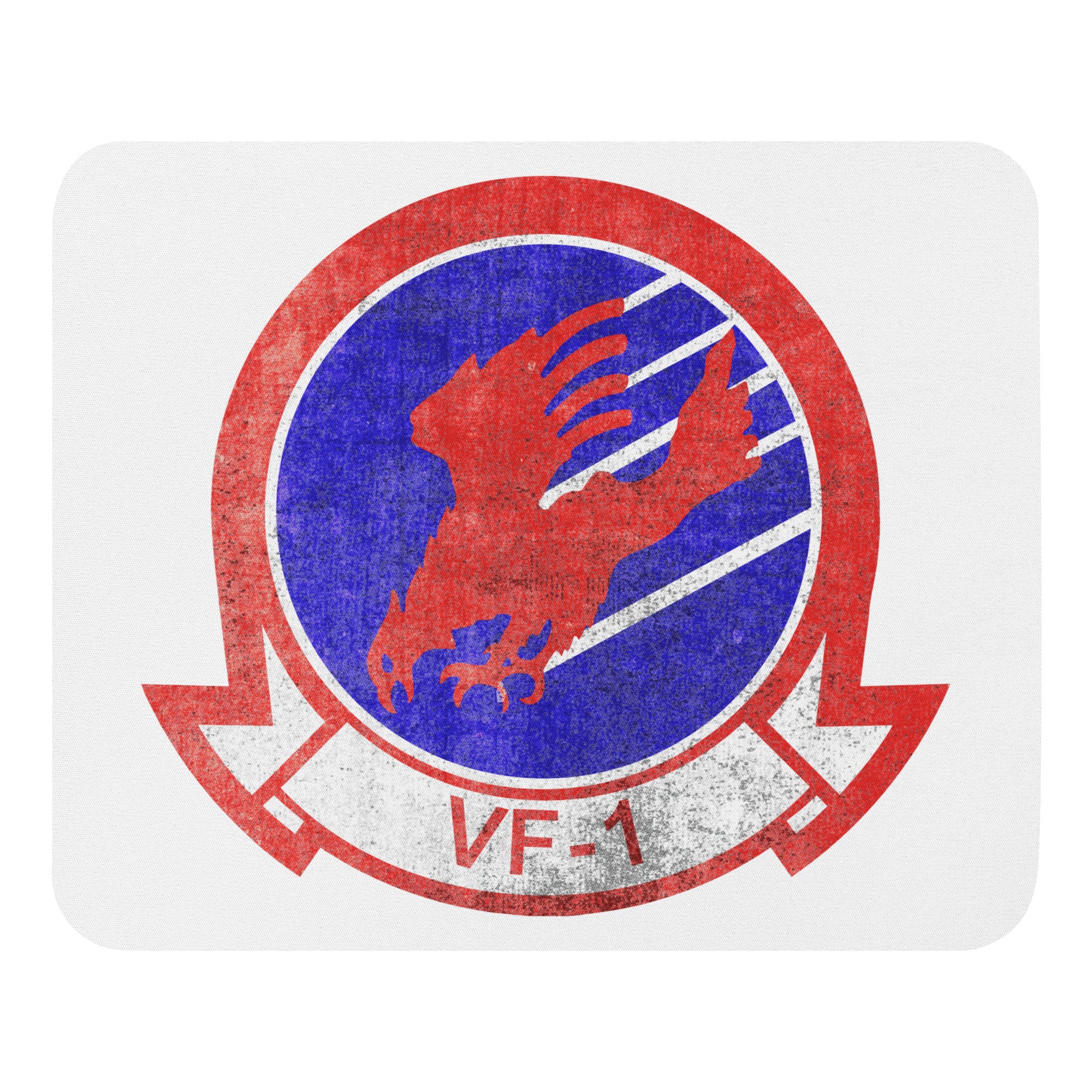 VF-1 Insignia Distressed Effect Mouse pad