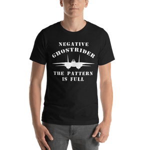 Top Gun Fans Shirts & Tops Black Heather / XS Negative Ghostrider The Pattern is Full - Short-sleeve Unisex T-shirt