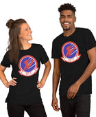 Top Gun Fans Shirts & Tops Black Heather / XS VF-1 Insignia Unisex T-shirt