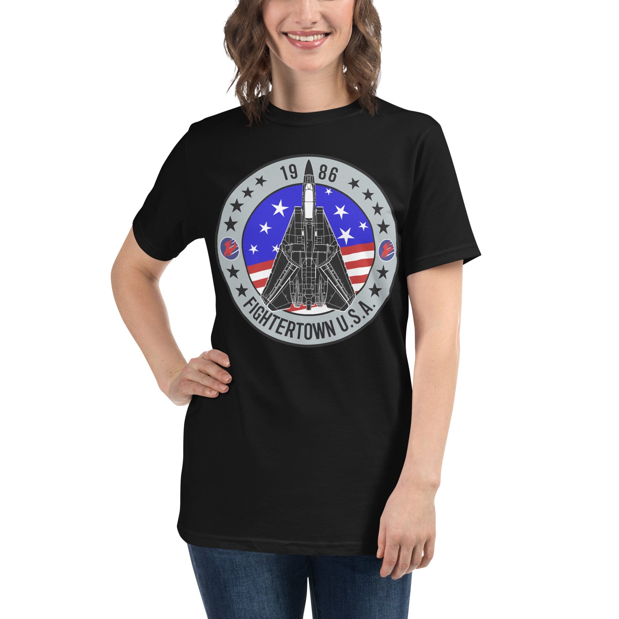 Top Gun Fans Shirts & Tops F-14 Tomcat Fightertown Organic T-Shirt