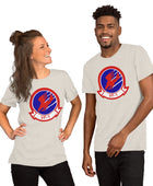 Top Gun Fans Shirts & Tops Heather Dust / S VF-1 Insignia Unisex T-shirt