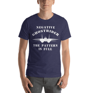 Top Gun Fans Shirts & Tops Heather Midnight Navy / XS Negative Ghostrider The Pattern is Full - Short-sleeve Unisex T-shirt