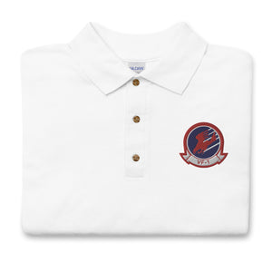 Top Gun Fans Shirts & Tops VF-1 Insignia Mens Embroidered Polo Shirt
