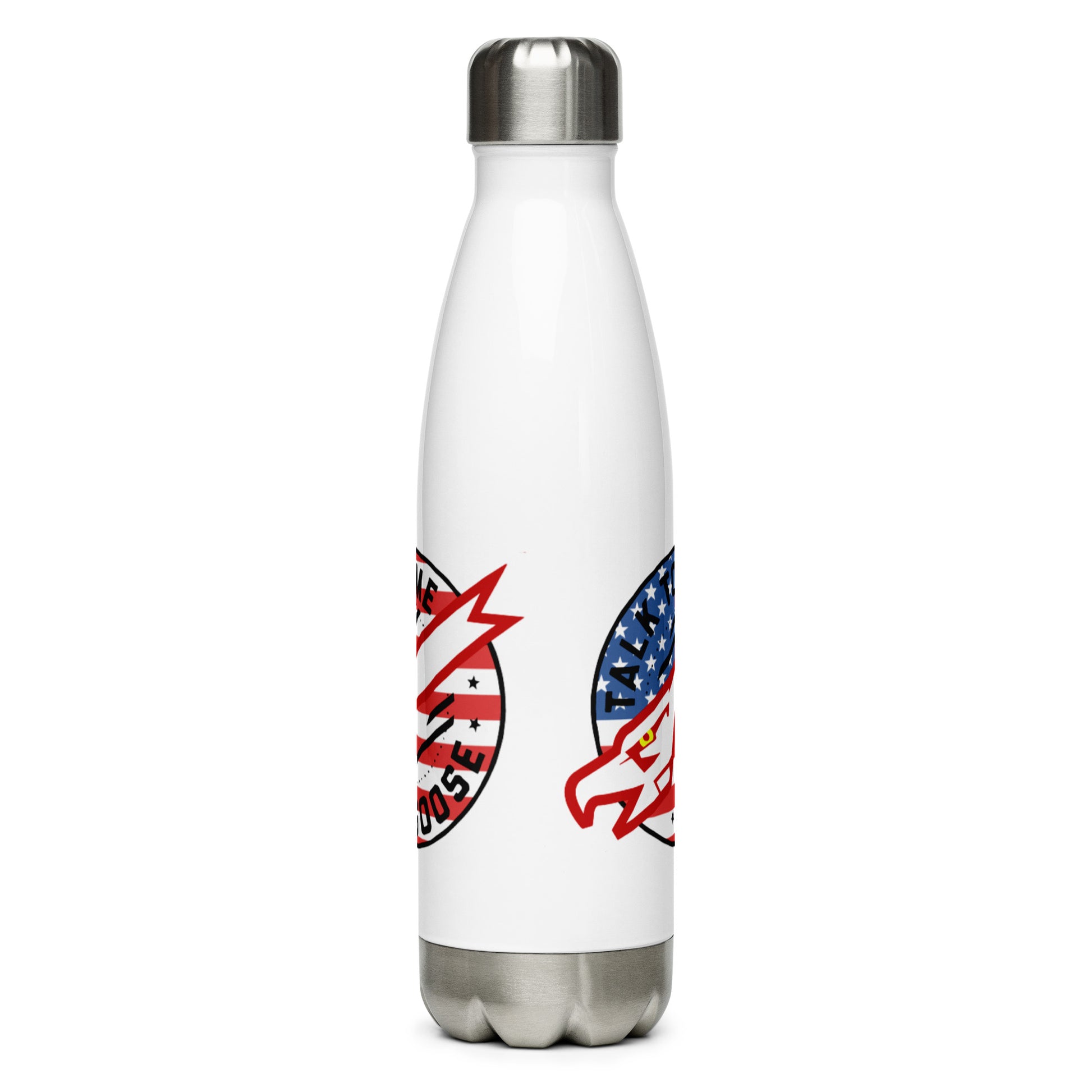 Talk To Me Goose Screaming Eagle Stainless Steel Water Bottle