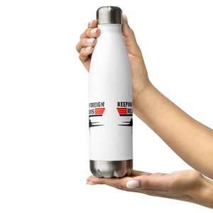 Keeping Up Foreign Relations, Vintage effect, Stainless Steel Water Bottle