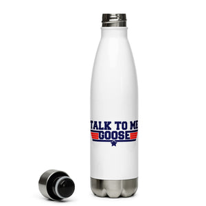 Talk To Me Goose Logo Stainless Steel Water Bottle