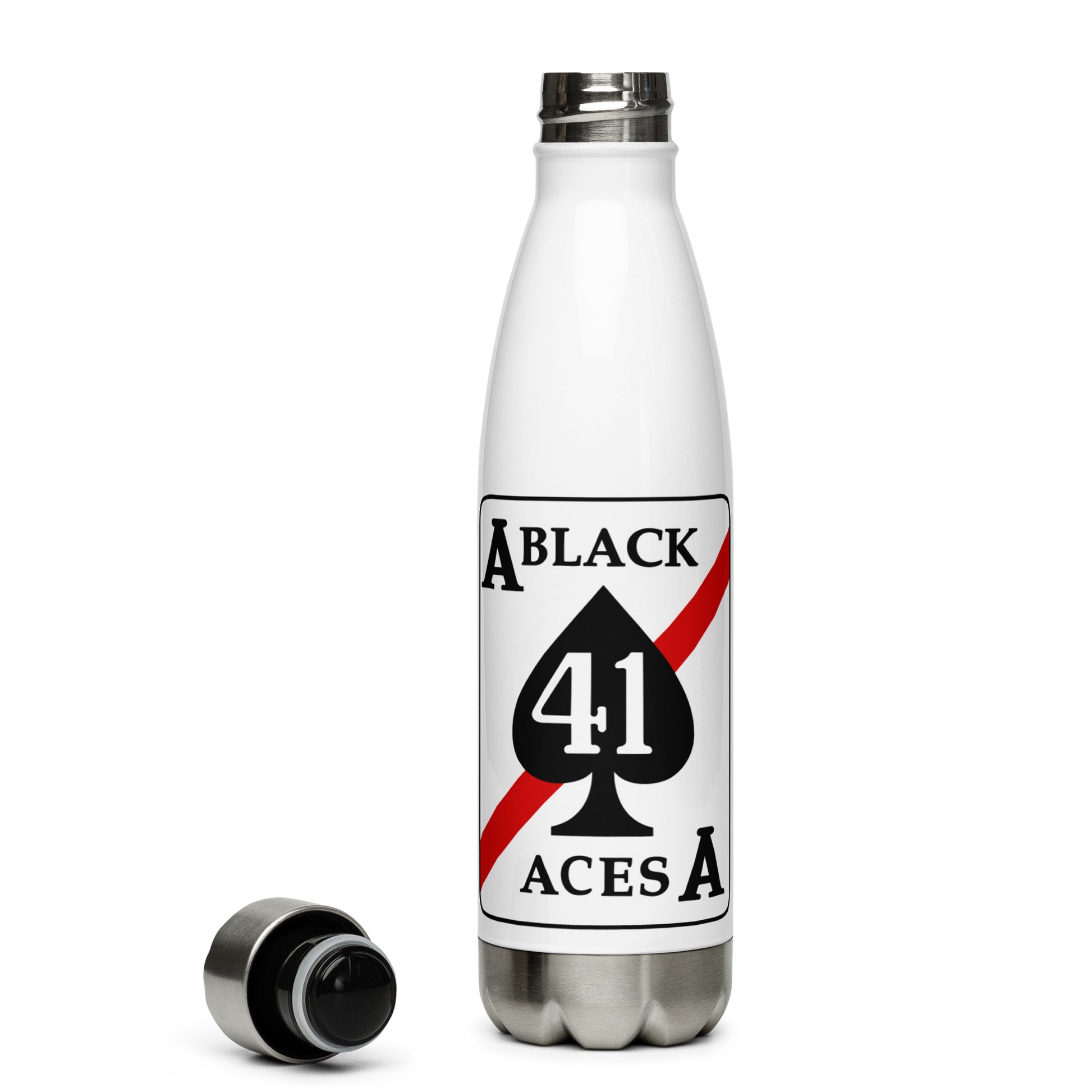 Black Aces VF-41 Insignia Stainless Steel Water Bottle