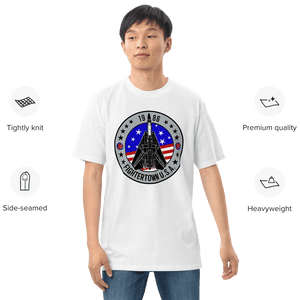 Top Gun Fans Top Gun Fightertown F-14 Tomcat Men’s Premium Heavyweight T-shirt