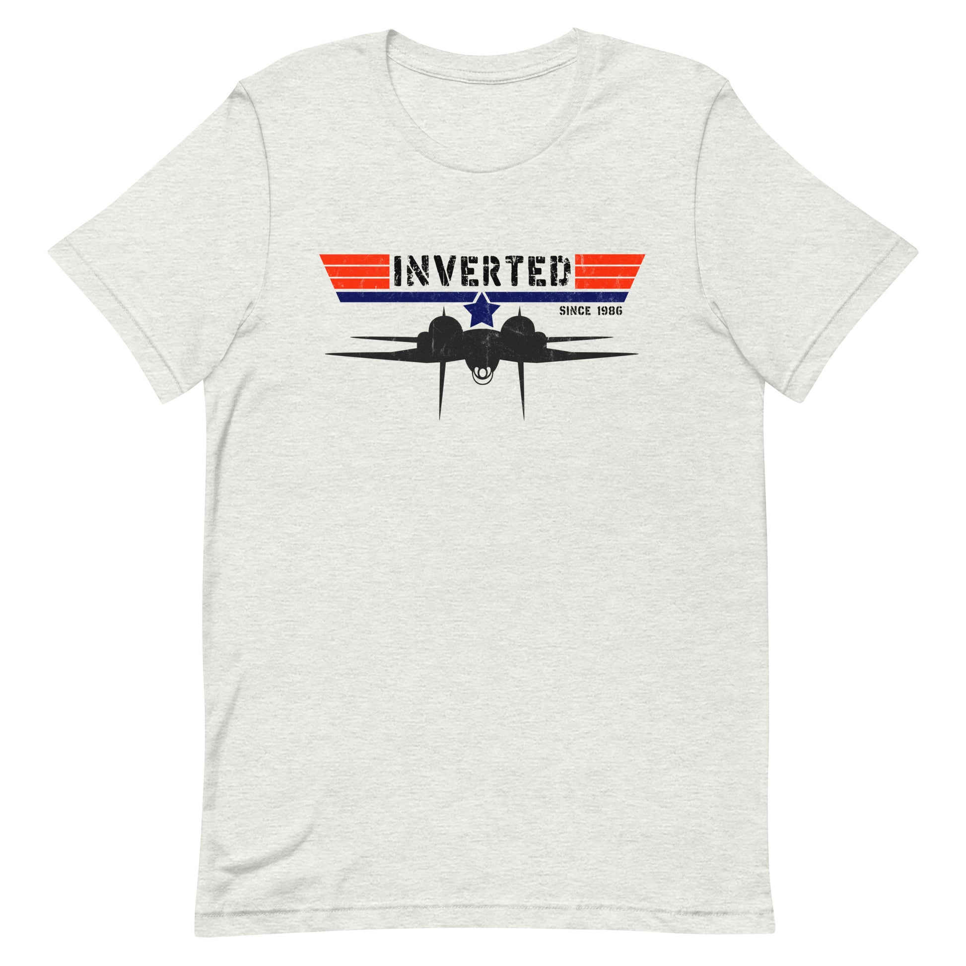 Inverted Since 1986 Distressed Effect T-shirt