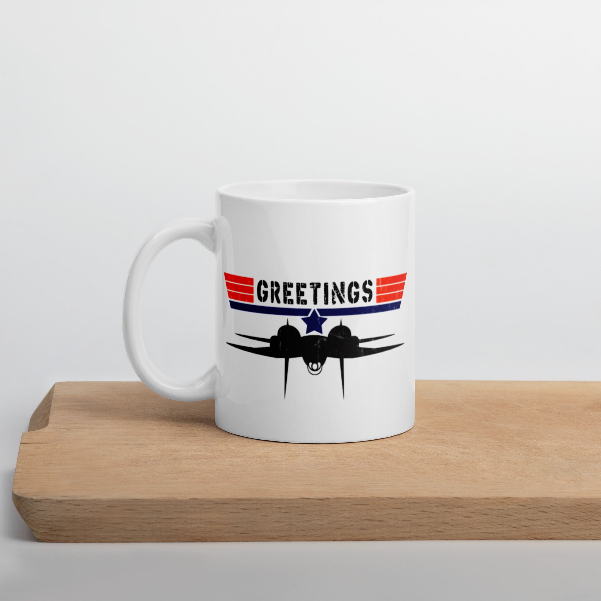Greetings - Inverted F-14 - Mug